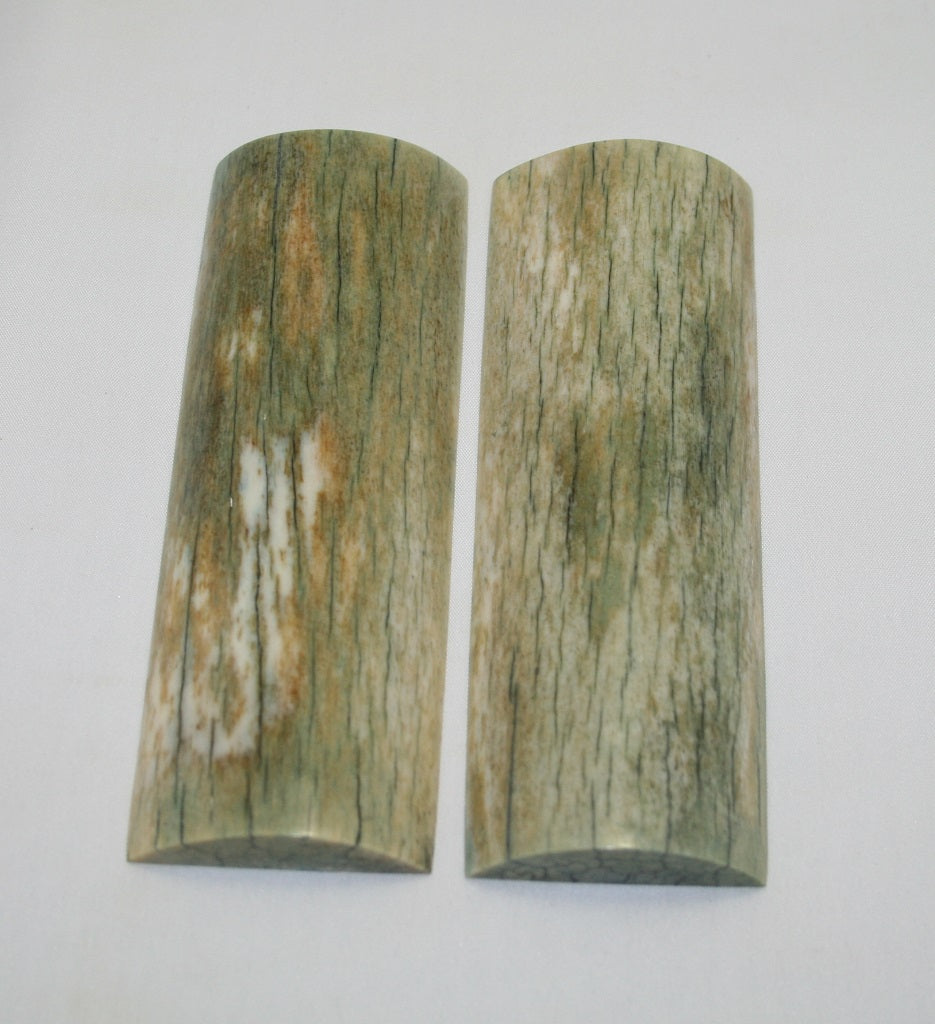 NB108F12 Giraffe Bone Scales Set