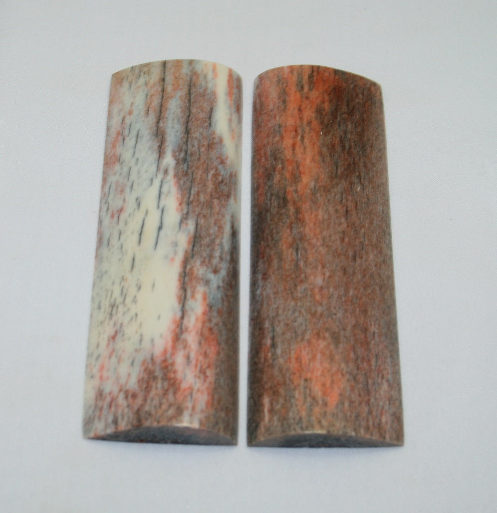 NB108F14 Giraffe Bone Scales Set