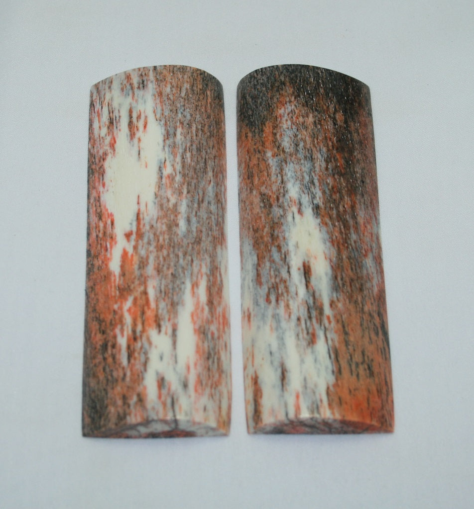 NB108F27 Giraffe Bone Scales Set