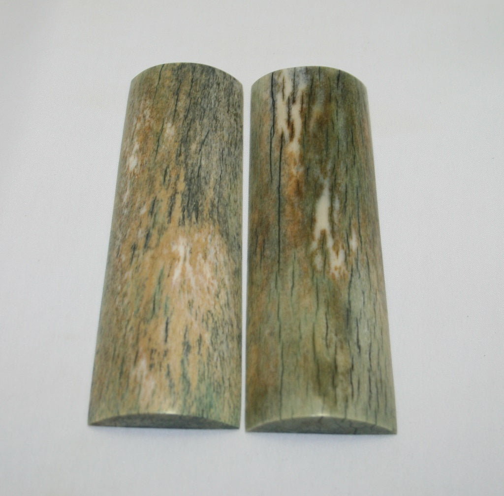 NB108F32 Giraffe Bone Scales Set