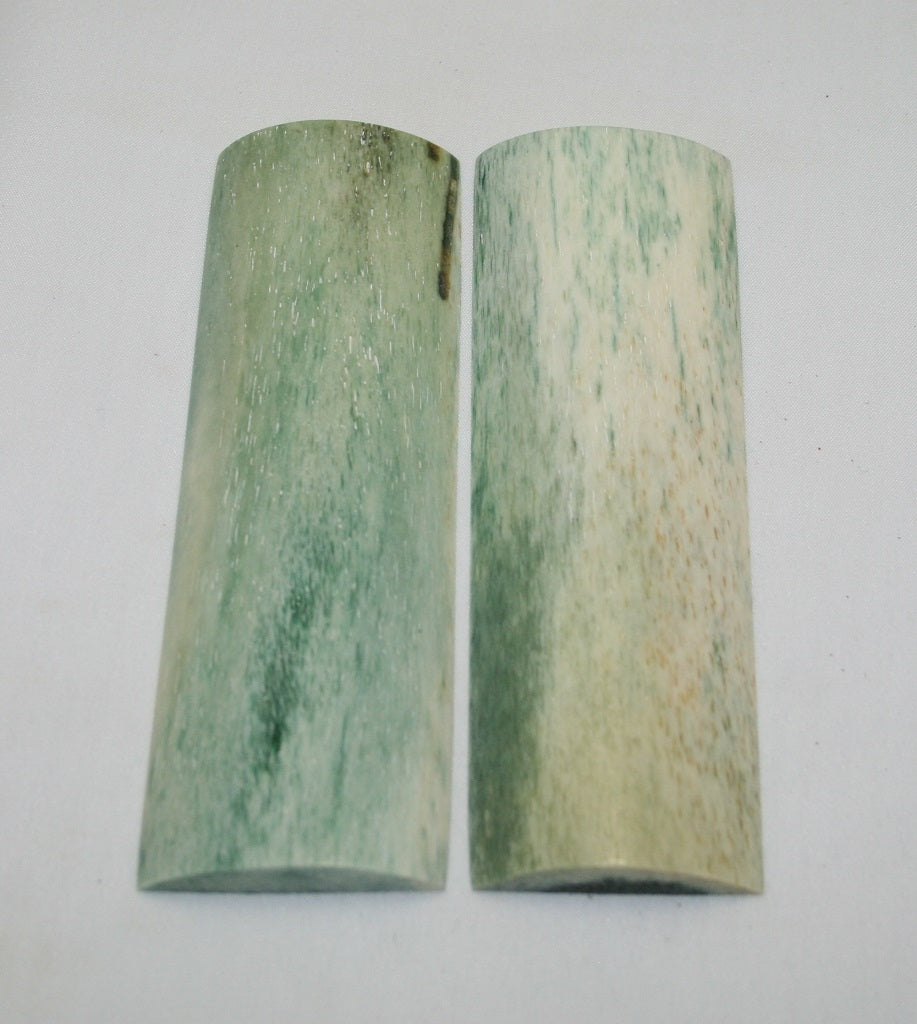 NB108F39 Giraffe Bone Scales Set