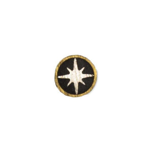 Nautical Star Mosaic Pin Brass Tube with Nickel Silver Star - Jantz Supply 