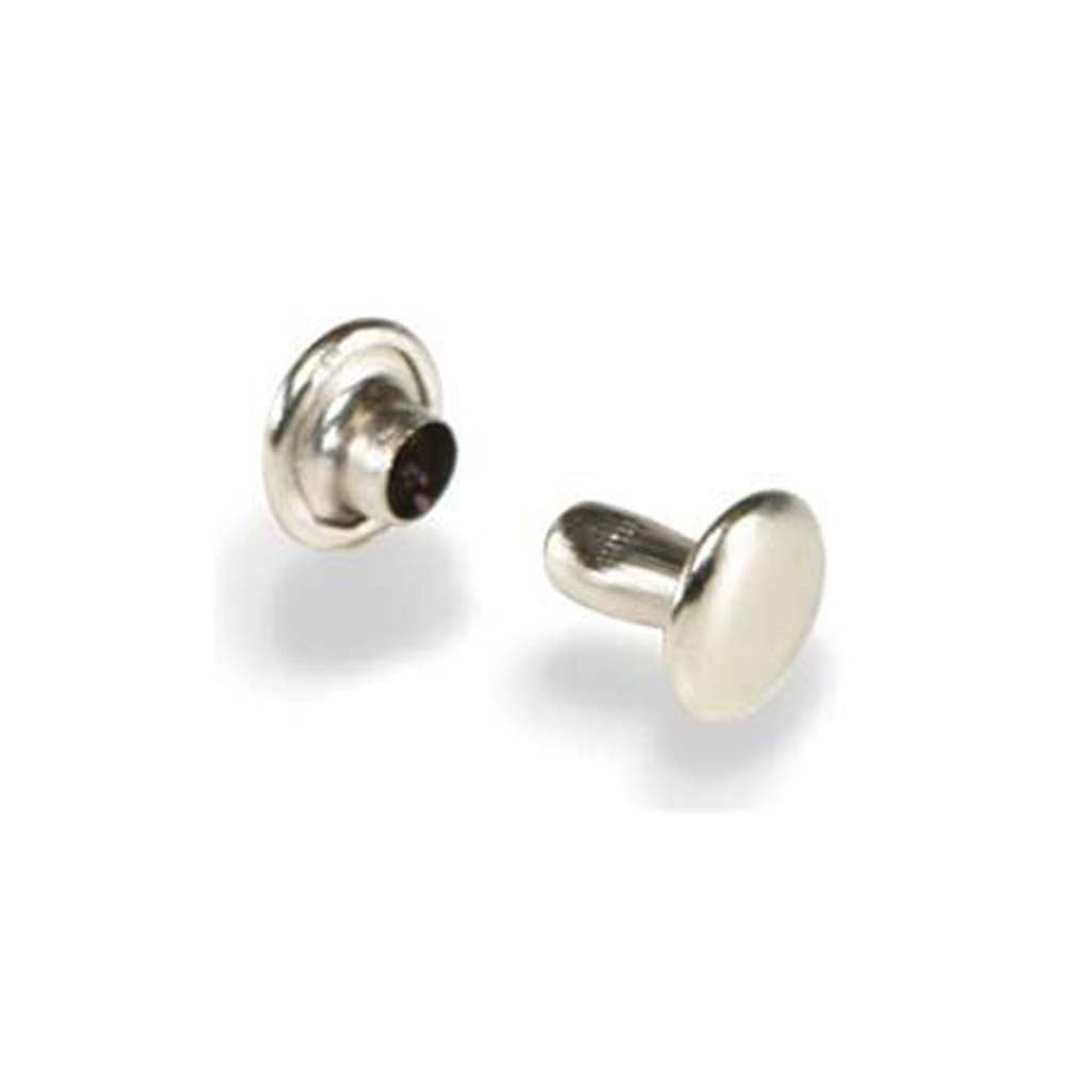 Jantz Rivets Nickel Double Cap Rivets - Jantz Supply