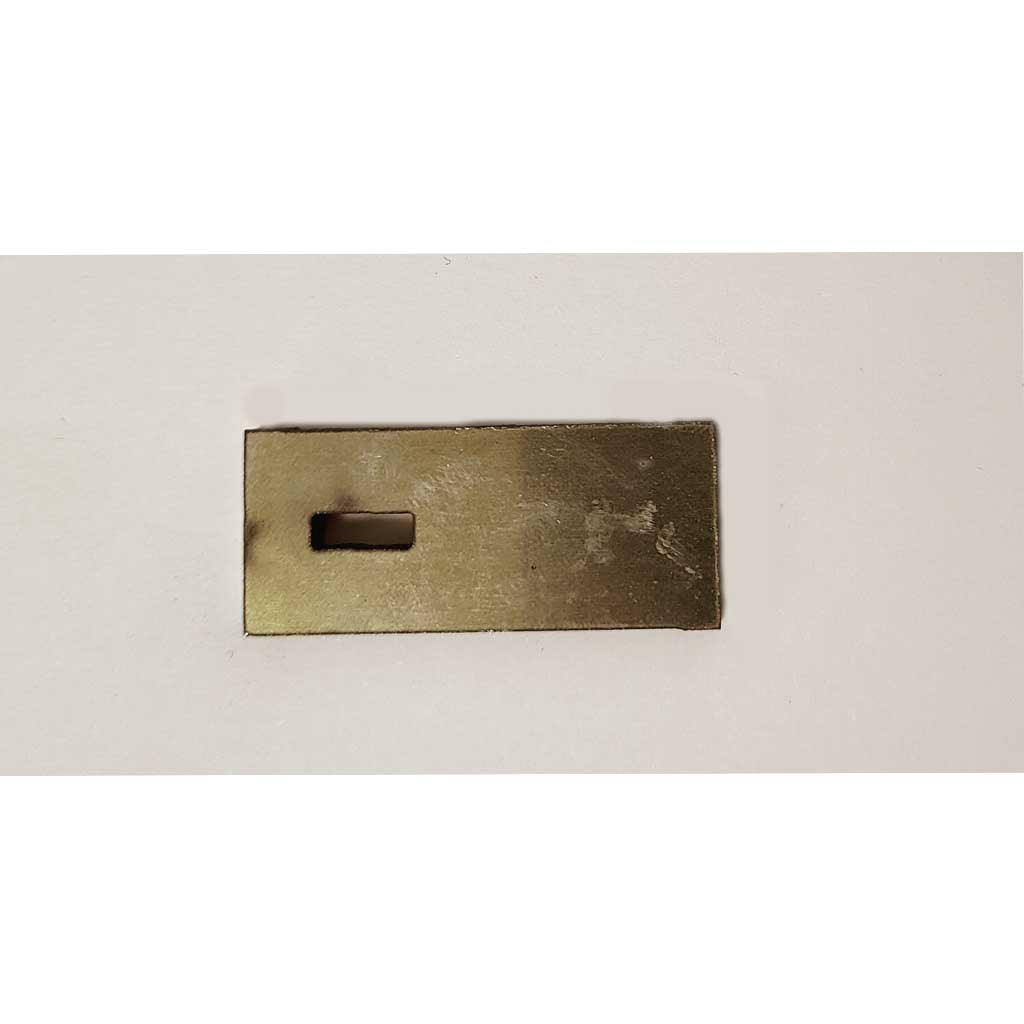 Unshaped Nickel Silver Guard for use with Puma Blade