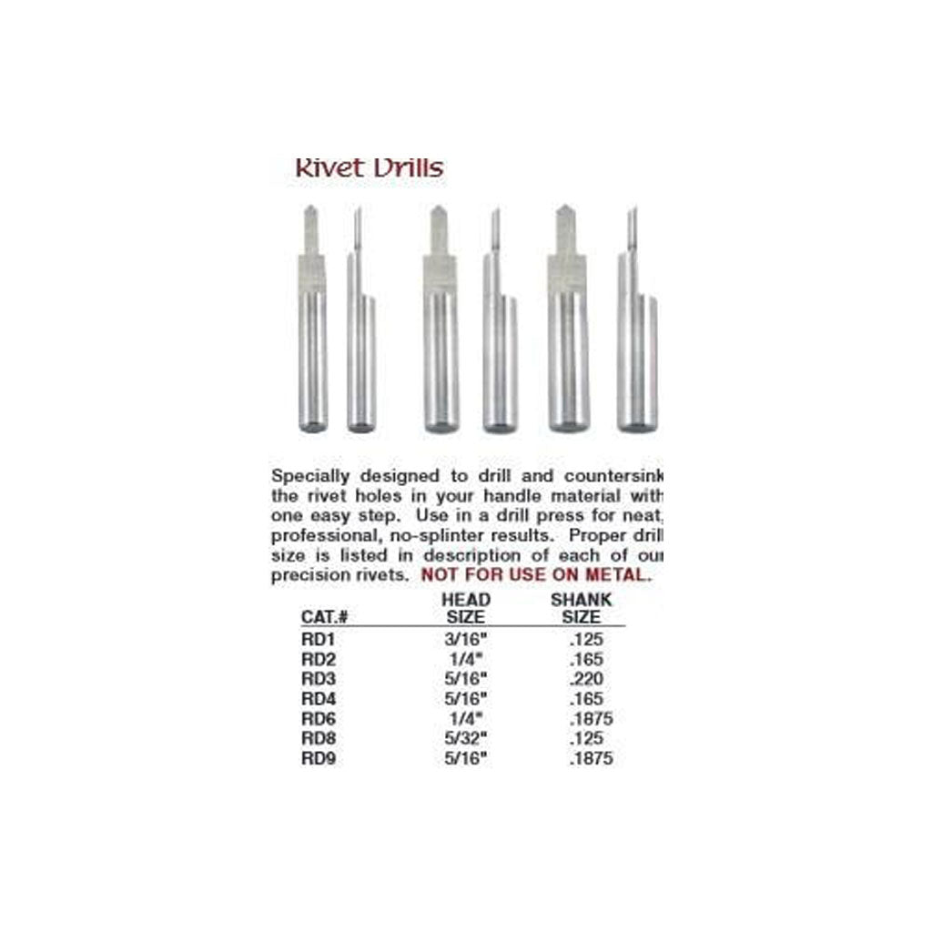 Jantz Rivets Rivet Drills | Jantz Supply - Quality Knifemaking Since 1966