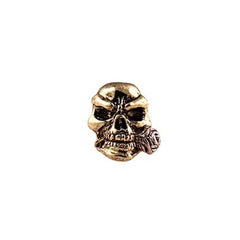 【関税送料込】 Skull & pearl brass bracelet☆☆ Pearl Skull Bracelet - Etsy