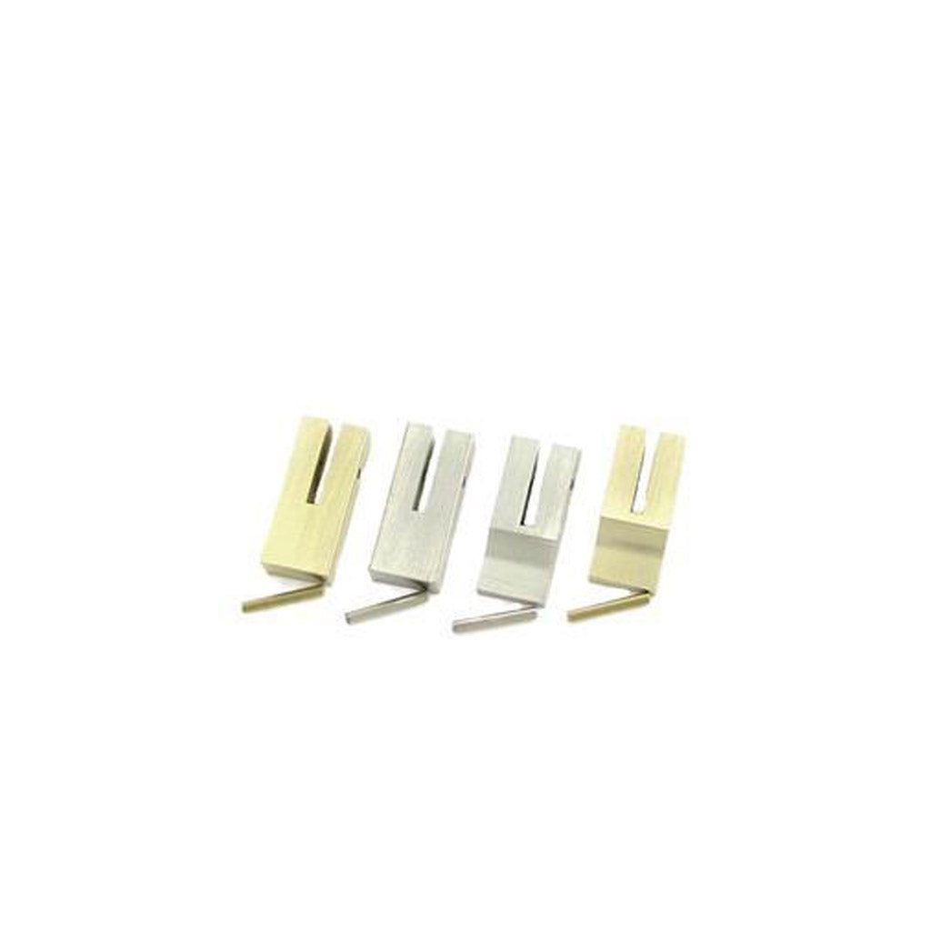 Slotted Guards For Razor Edge Blades - Nickel Silver and Brass Options Available 