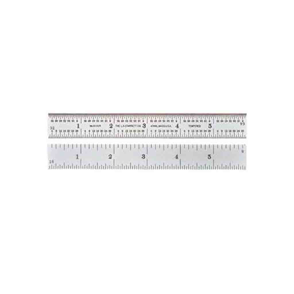 Starrett Spring Tempered Steel Ruler - Jantz Supply 