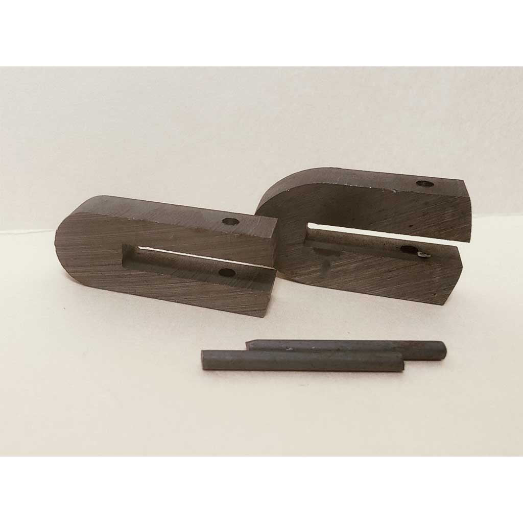 Stainless Double Guards and Pin Set for use with Tiger Blade