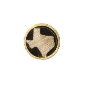 Texas Mosaic Pin with Brass Tubing and Brass State - Jantz Supply 