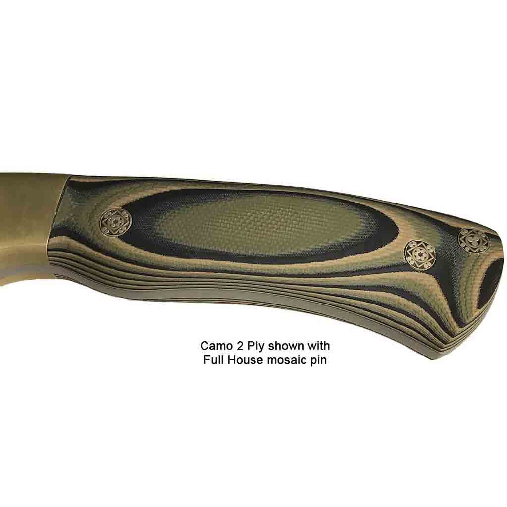 G10 Knife Handle Scales- RHINO GREY