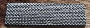 Black Linen Micarta Scales Pyramid Texture 1/16&quot; Contour - Jantz Supply