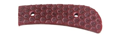 G2223 Pattern 22 Red G10 Handles Honeycomb Texture - Jantz Supply