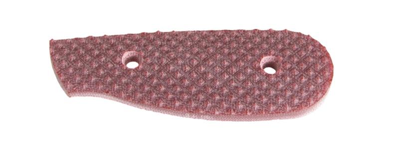 Knife Handle - Pattern 40 Red G10 Handles with Pyramid