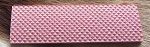 GA804 Pink G10 Scales Pyramid Texture 1/16&quot; Contour - Jantz Supply
