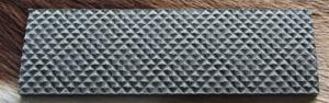 MD404 Black Paper Micarta Scales Pyramid Texture 1/16&quot; Contour - Jantz Supply