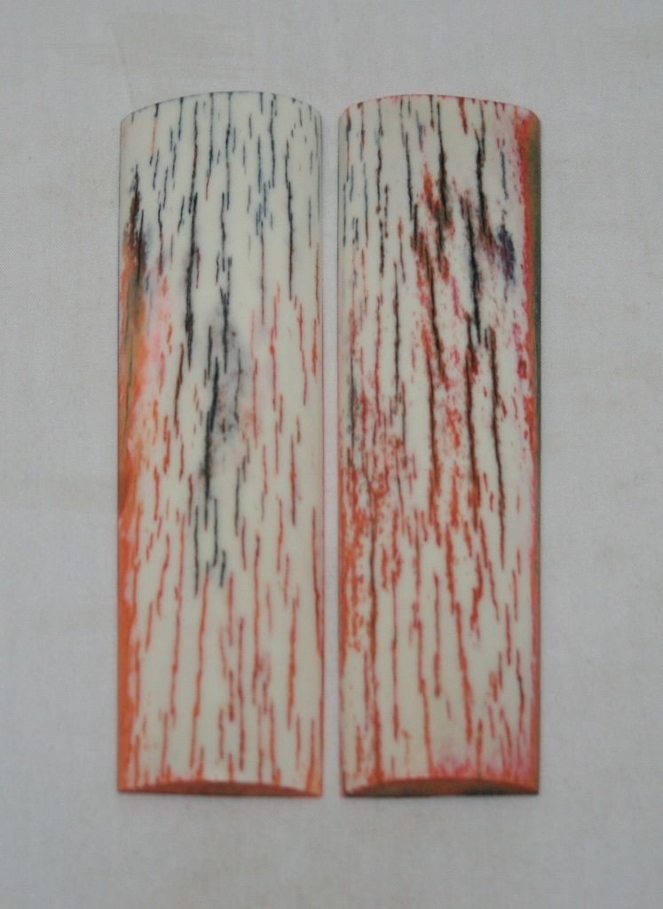 NB104S78 Giraffe Bone Scales - Jantz Supply