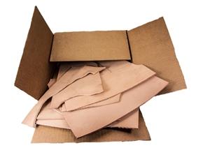 WV524 Large Leather Remnant Box 4&quot; X 12&quot; X 24&quot; - Jantz Supply